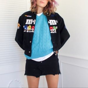 Vintage M&Ms Ken Schrader #36 NASCAR jacket